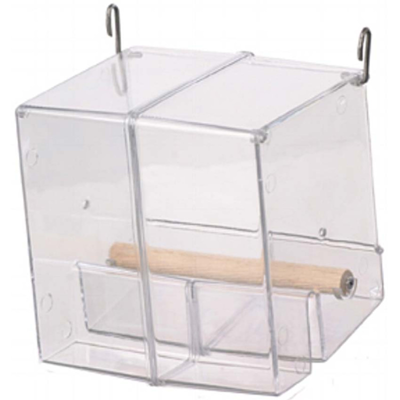 Mangeoire Anti Salissures Seed Corral Small pour perruche Mangeoire Anti Salissures Seed Corral Small pour perruche
