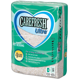 Litière de Cellulose "Carefresh Ultra" Blanche Ultra Absorbante - 50 L