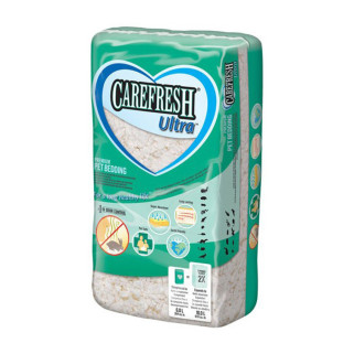 Litière de Cellulose "Carefresh Ultra" Blanche Ultra Absorbante - 10 L
