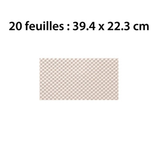 Feuilles de Fond de Cage pour Cage Cova 42 - Lot de 20