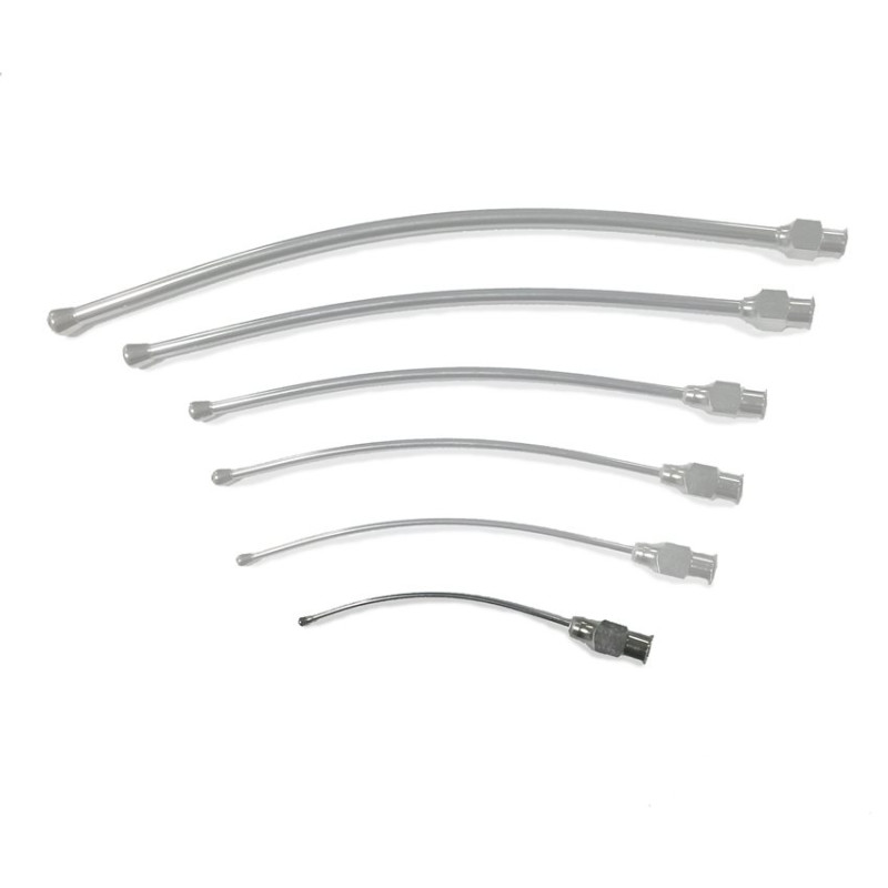 Sonde de Nourrissage en Inox Courbe 74 mm pour Canaris et Petits Exotiques - Ø 0.5 mm Sonde de Nourrissage en Inox Courbe 74 mm pour Canaris et Petits Exotiques - Ø 0.5 mm
