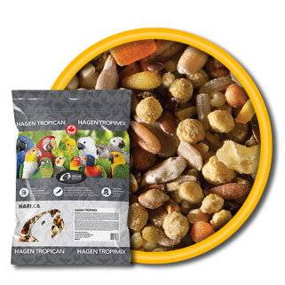 Tropimix Grandes Perruches 3,63 kg - Mélange de Graines, Granulés et Fruits sans Déchets pour Calopsittes, Conures,...