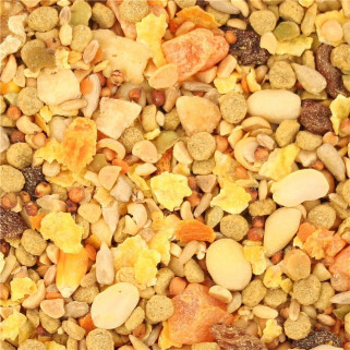 Tropimix Petits Perroquets 1,8 kg  - Mélange de Graines, Granulés et Fruits sans Déchets