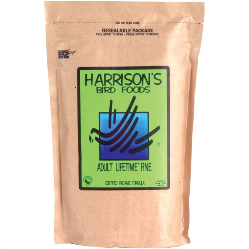 Harrison's - Adult Lifetime Fine 454 gr - Granulés Compressés Bio pour Perruche