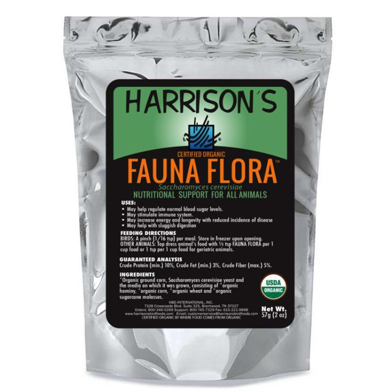 Harrison's Fauna Flora - Préparation d'Enzymes et de Probiotiques pour oiseaux