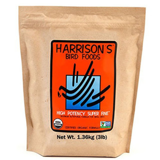 Harrison's - High Potency Superfine 1,36 kg - Granulés Compressés Bio pour Canaris et Jeunes Perruches