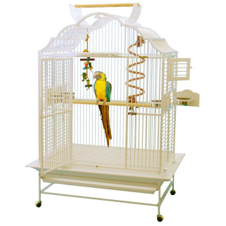 Cage Perroquet KING'S CAGES - Modèle 4230 Ivoire