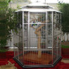 Cage Inox Perroquet KING'S CAGES - Modèle 605 Inox
