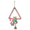 Triangle de Coton Small - Jouet perruche