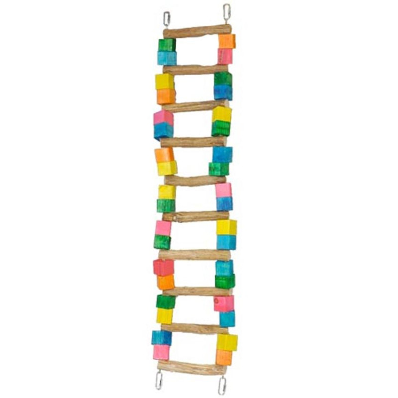 Ponton de Bois Large - Aire de Jeu Suspendue pour perroquet
