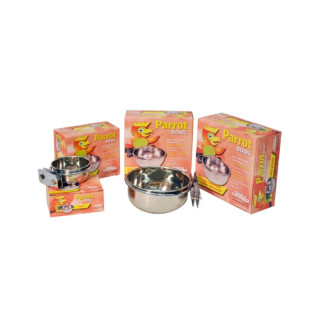 KING'S CAGES - Mangeoire Anti Décrochage Quick Lock Medium Ø10 cm - 240 ml
