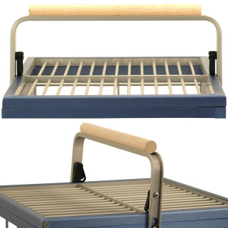 Cage de Transport Perroquet en Aluminium - KING'S CAGES TC00 Bleu