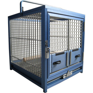 Cage de Transport Perroquet en Aluminium - KING'S CAGES TC01