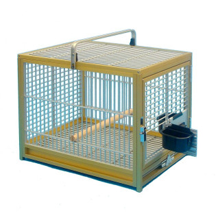 Cage de Transport Perroquet en Aluminium - KING'S CAGES TC03