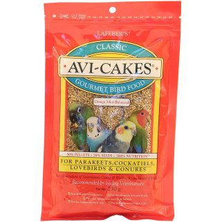 Lafeber - Avi-Cakes - Friandise pour Perruches, Grandes Perruches et Petits Perroquets - 227 gr