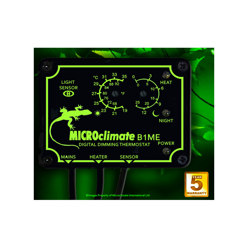 Thermostat Reptile MICROCLIMATE "Dimming" B1ME (Jour/Nuit) Thermostat Reptile MICROCLIMATE "Dimming" B1ME (Jour/Nuit)