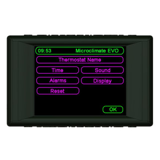 Microclimate - Thermostat EVO OLED EU Black