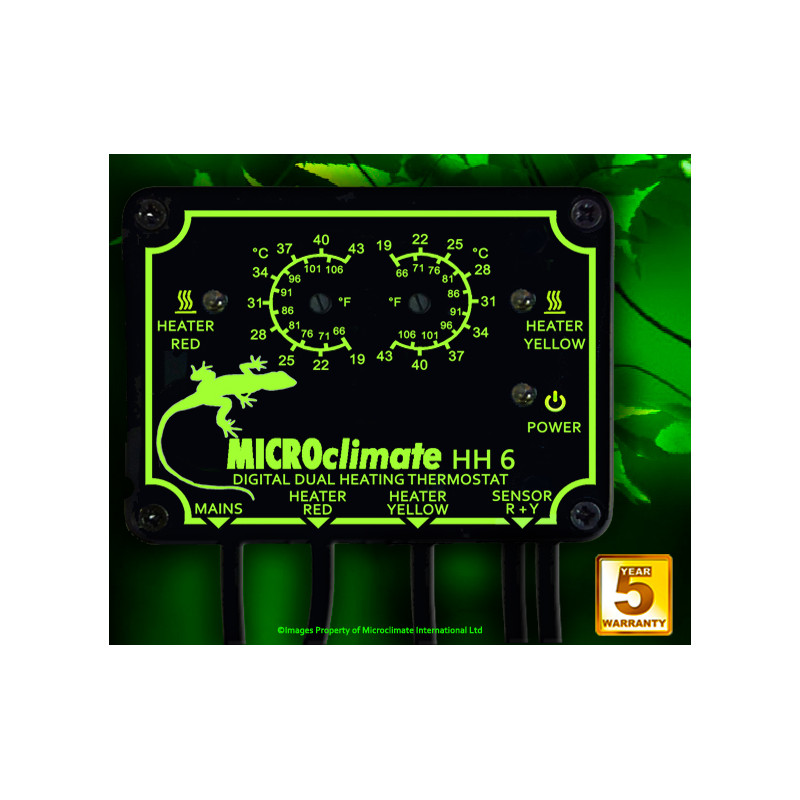 Thermostat Reptile MICROCLIMATE "Double" HH6 Thermostat Reptile MICROCLIMATE "Double" HH6