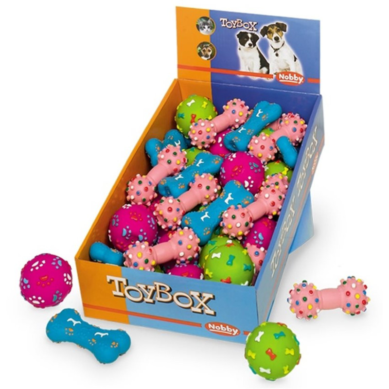 Jouet pour Chien - Latex Forme Assortie - 9 cm Jouet pour Chien - Latex Forme Assortie - 9 cm