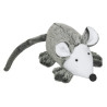 Jouet pour Chat - Peluche Vera la Souris avec Herbe à Chat - 13 cm