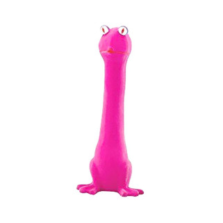 Jouet pour Chien Grenouille Latex Rose - 18 cm