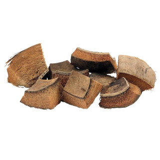 Brisures de Coco avec sa Fibre Naturelle - Pack de 8 - Jouet de patte perroquet