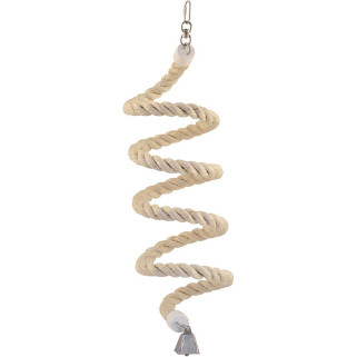 Spirale en Corde de Sisal - Large - Jouet Perroquet