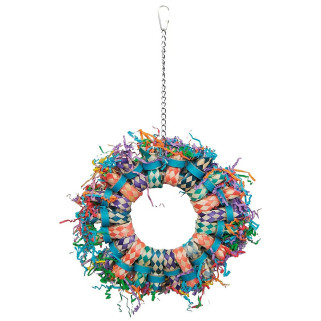 Paper Fiesta - Anneau en Papier Tressé pour Grande Perruche