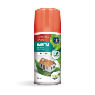 Naturlys - Fogger Habitat Anti-Insectes Géraniol / Pyrethre - 150 ml
