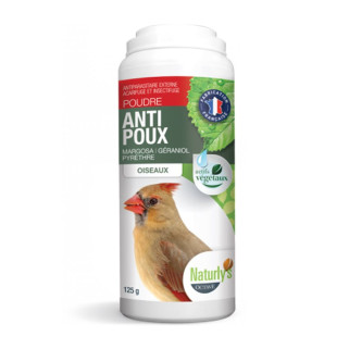 Naturlys - Poudre Anti-Poux pour Oiseaux - 125 gr
