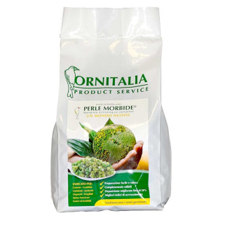 Ornitalia - Perle Morbide Verte - Complément pour Oiseaux - 800 gr