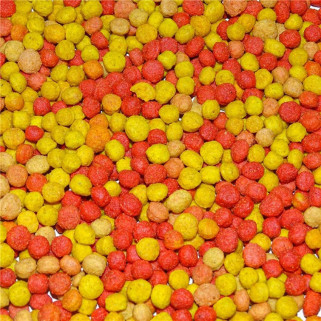 Ornitalia - Perle Morbide Rouge aux Fruits - Complément pour Oiseaux - 4 kg