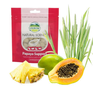 Oxbow - Papaya Support Natural Science - Cachets d' Enzymes Contre les Boules de Poils