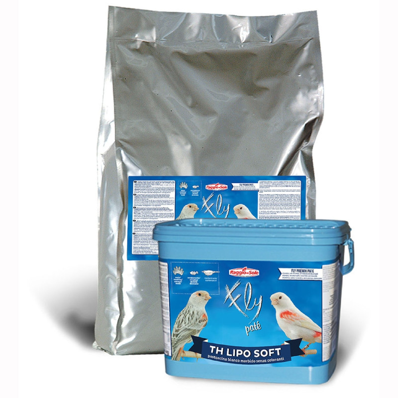 Raggio di Sole - TH Lipo Soft 12 kg - Pâtée Grasse Blanche pour Canaris