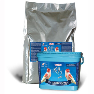 Raggio di Sole - TH White Extra 12 kg - Pâtée Sèche Blanche non Colorante Canaris / Exotiques