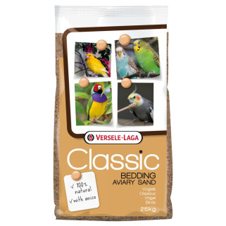 Fond de Cage Économique - Sable Brun Anisé avec écailles - 25 kg
