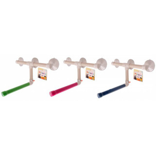 Perchoir Shower Fun Small - Perchoir de Douche ou Fenêtre pour Petites et Grandes Perruches