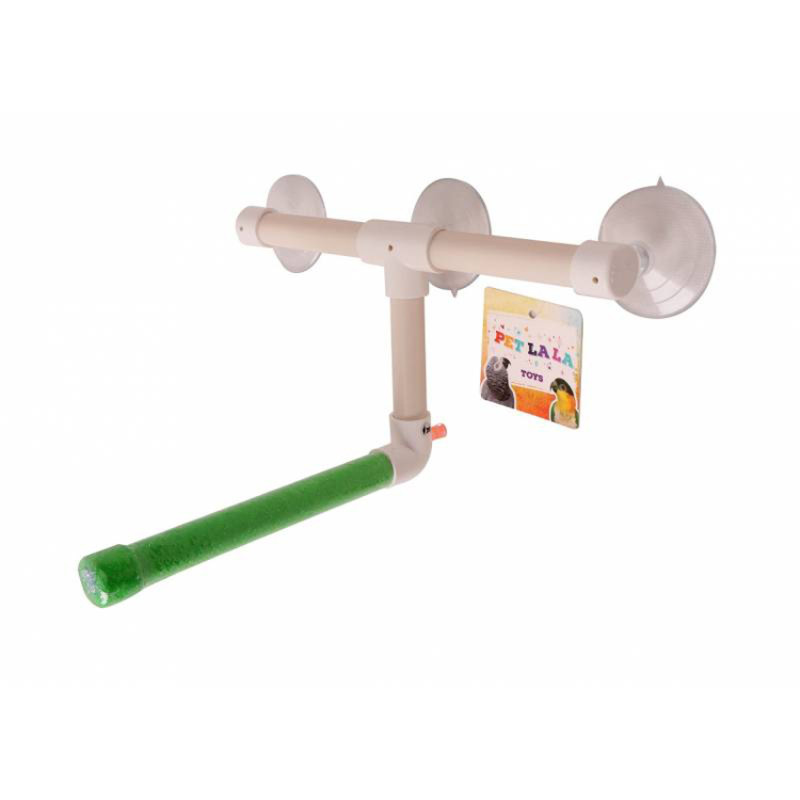 Perchoir Shower Fun Small - Perchoir de Douche ou Fenêtre pour Petites et Grandes Perruches