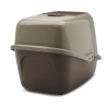 Savic - Maison de Toilette pour Chat Nestor - Gris et Chocolat