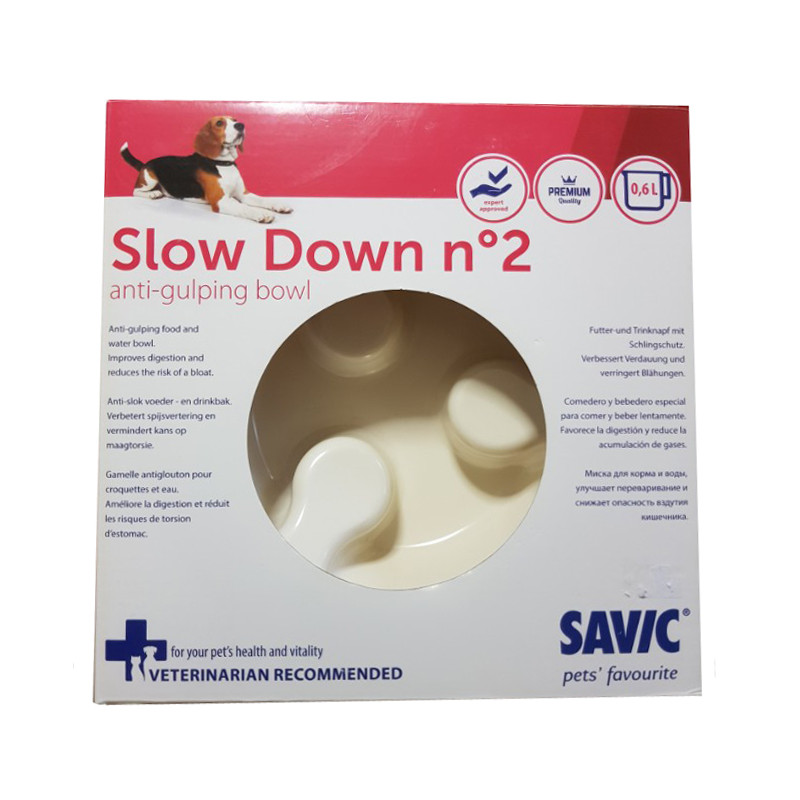 Gamelle Anti Glouton pour Chien Slow Down Ø 18 cm Gamelle Anti Glouton pour Chien Slow Down Ø 18 cm