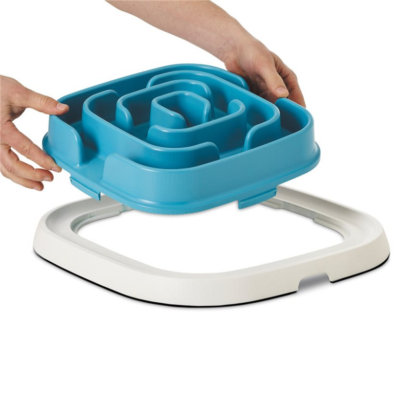 Jouet de Foraging pour Chat ou Chien Pet Enigma Large Bleu - Level 2