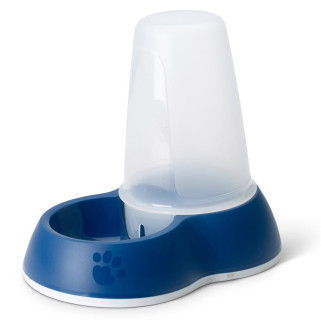 Distributeur D'Eau Antidérapant pour Chien et Chat Loop 1,5 L - Bleu Pétrole