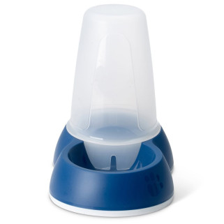 Distributeur D'Eau Antidérapant pour Chien et Chat Loop 1,5 L - Bleu Pétrole