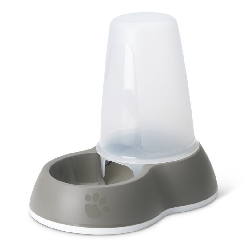 Distributeur de Nourriture Antidérapant pour Chien et Chat Loop 1,5 L - Gris Chaud Distributeur de Nourriture Antidérapant pour Chien et Chat Loop 1,5 L - Gris Chaud