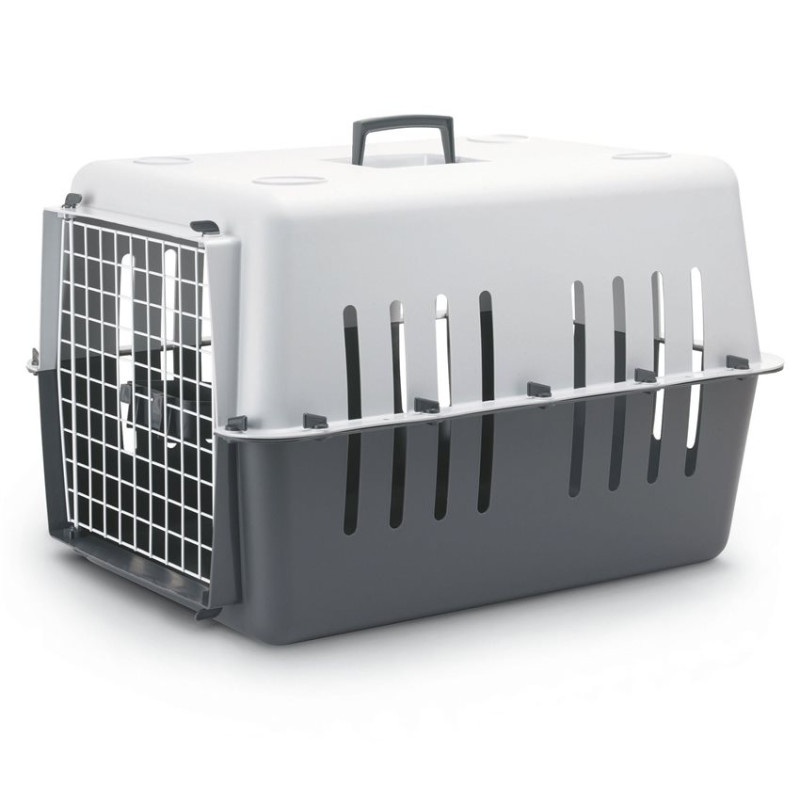 Savic Pet Carrier 4 - Caisse de Transport pour Petit Chien ou Grand Chat - Anthracite et Gris Clair Savic Pet Carrier 4 - Caisse de Transport pour Petit Chien ou Grand Chat - Anthracite et Gris Clair