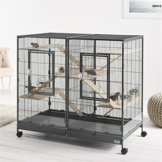 Savic - Kit Plateforme et Echelle Bois pour Cage Tasmania 120