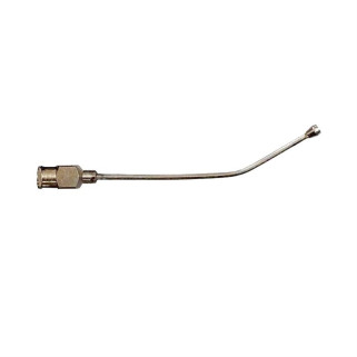 Sonde de Nourrissage en Inox Courbe 60 mm pour Petites Perruches et Becs Droits - Ø 1 mm