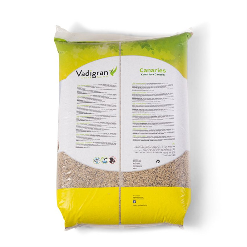 Vadigran - Mélange de Graines Canari Light 123 - 20 kg