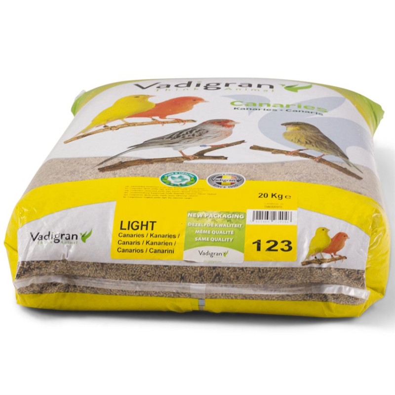 Vadigran - Mélange de Graines Canari Light 123 - 20 kg