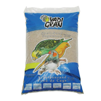 Fond de Cage Économique - Sable Brun Anisé avec écailles - 5 kg